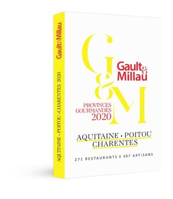 Couverture du livre « Aquitaine ; Poitou-Charente (édition 2020) » de Gault&Millau aux éditions Gault&millau