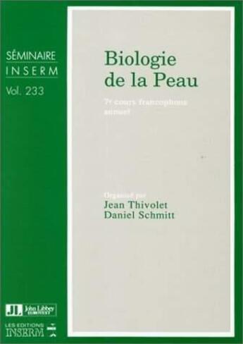 Couverture du livre « Biologie De La Peau » de Thivolet aux éditions John Libbey