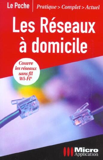 Couverture du livre « Le Poche Reseaux A Domicile » de Ecom aux éditions Micro Application