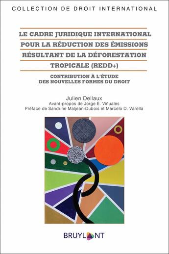 Couverture du livre « Le cadre juridique international pour la REDD+ : illustration de l'adaptativité du droit international » de Julien Dellaux aux éditions Bruylant