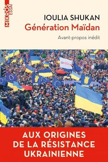 Couverture du livre « Génération Maïdan » de Ioulia Shukan aux éditions Editions De L'aube