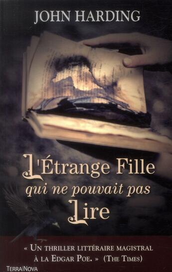 Couverture du livre « L'étrange fille qui ne pouvait pas lire » de John Harding aux éditions Terra Nova