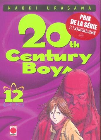 Couverture du livre « 20th century boys t.12 » de Naoki Urasawa aux éditions Panini