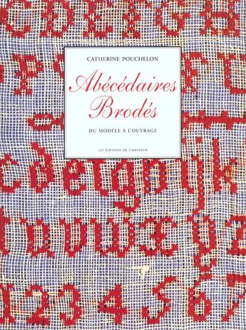 Couverture du livre « Abecedaires Brodes » de Pouchelon/Cathe aux éditions Amateur