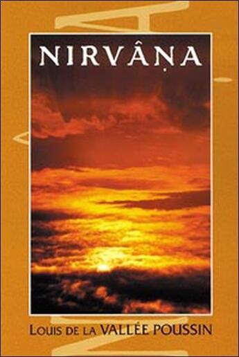 Couverture du livre « Nirvana - l. de la vallee poussin » de Vallee Poussin Louis aux éditions Dharma