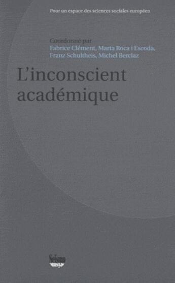 Couverture du livre « L'inconscient académique » de  aux éditions Presses Universitaires Romandes