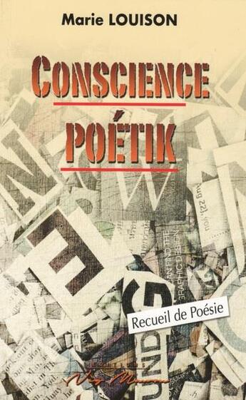 Couverture du livre « Conscience poetik » de Louison Marie aux éditions Neg Mawon