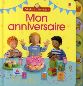 Couverture du livre « Mon anniversaire » de Renee Chaspoul aux éditions Usborne