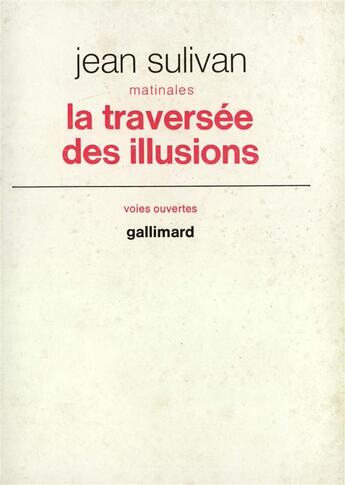 Couverture du livre « Matinales » de Jean Sulivan aux éditions Gallimard