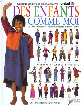 Couverture du livre « Des enfants comme moi » de Kindersley/Pennac aux éditions Gallimard-jeunesse