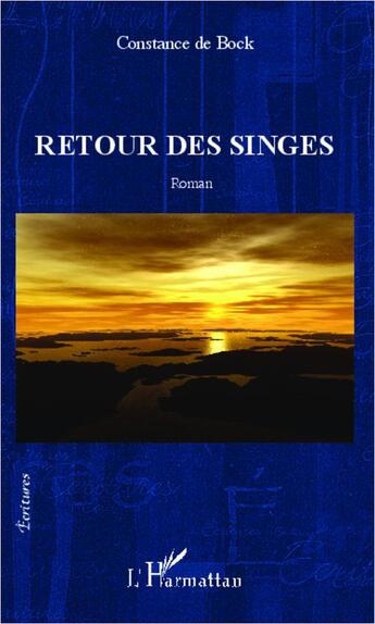 Couverture du livre « Retour des singes » de Constance De Bock aux éditions L'harmattan