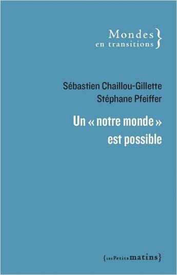 Couverture du livre « Un 