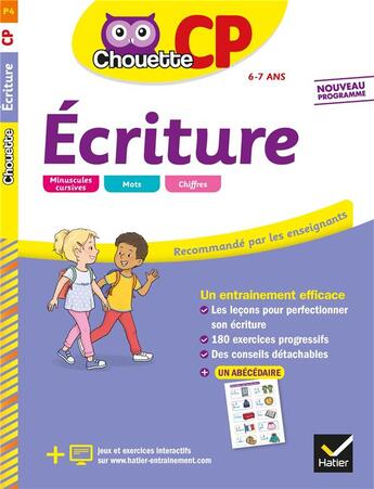 Couverture du livre « Ecriture cp » de Jean Guion aux éditions Hatier