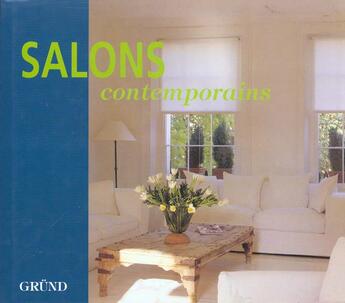 Couverture du livre « Salons Contemporains » de Amanda Evans aux éditions Grund