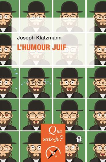 Couverture du livre « L'humour juif » de Klatzmann/Joseph aux éditions Que Sais-je ?