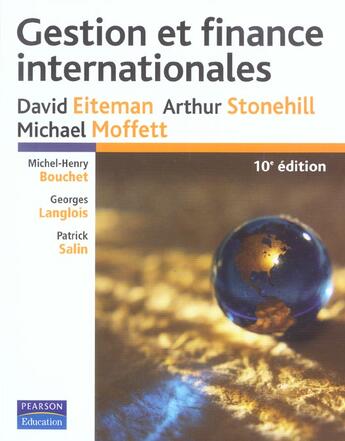 Couverture du livre « Gestion et finance internationales 10ed (10e édition) » de  aux éditions Pearson