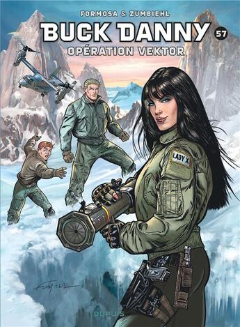 Couverture du livre « Les aventures de Buck Danny Tome 57 : opération vektor » de Frederic Zumbiehl aux éditions Dupuis