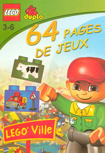 Couverture du livre « Lego duplo ; 3-6 ans » de Valerie Crate aux éditions Hemma