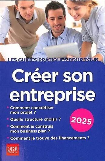 Couverture du livre « Créer son entreprise (édition 2025) » de Carine Sfez aux éditions Prat Editions