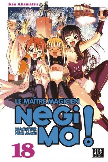 Couverture du livre « Negima t.18 » de Akamatsu-K aux éditions Pika