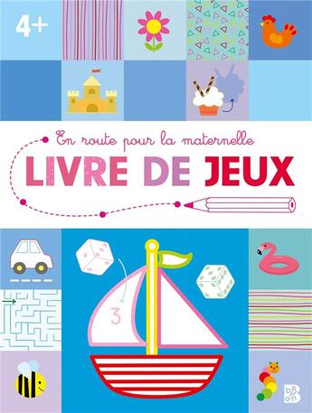 Couverture du livre « Livre de jeux - moyenne section » de  aux éditions Le Ballon