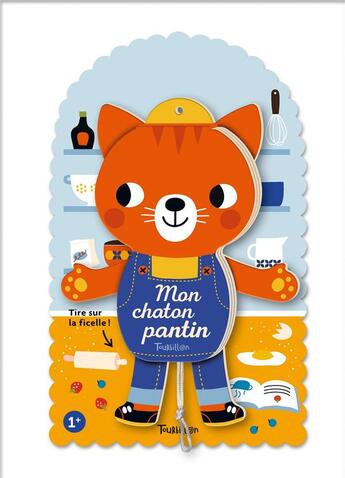 Couverture du livre « Mon chaton pantin » de Van De Leijgraaf D. aux éditions Tourbillon