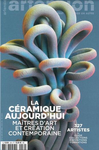 Couverture du livre « Artension n 167 - les mots dans la peinture - avril/mai 2021 » de  aux éditions Artension