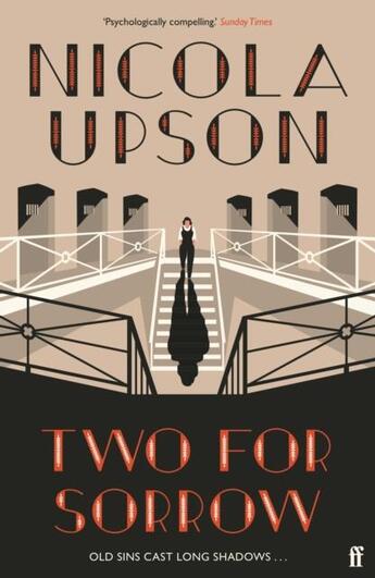 Couverture du livre « Two for Sorrow » de Nicola Upson aux éditions Faber Et Faber