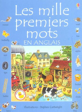 Couverture du livre « Les mille premiers mots en anglais » de Amery/Cartwright aux éditions Usborne