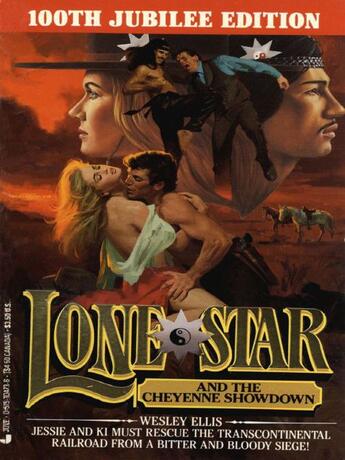 Couverture du livre « Lone star and the cheyenne showdown #100 » de Ellis Wesley aux éditions Penguin Group Us