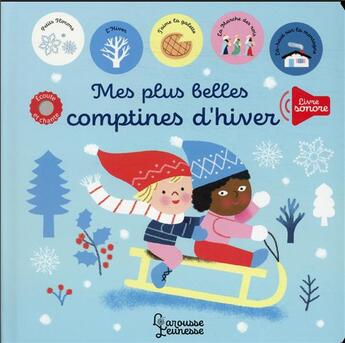 Couverture du livre « Mes plus belles comptines d'hiver » de Melisande Luthringer aux éditions Larousse