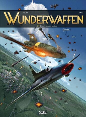 Couverture du livre « Wunderwaffen Tome 21 : starjet, danger immédiat » de Maza et Richard D. Nolane aux éditions Soleil