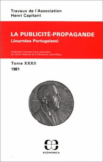 Couverture du livre « PUBLICITE (LA) » de Association Henri Ca aux éditions Economica