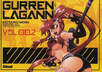 Couverture du livre « Gurren Lagann Tome 2 » de Kotaro Mori aux éditions Glenat