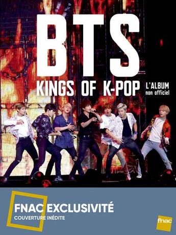 Couverture du livre « Bts kings of k-pop - l'album non officiel » de Katherine Quenot aux éditions Hugo Image