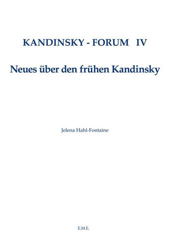 Couverture du livre « Kandinsky Forum IV » de  aux éditions Eme Editions