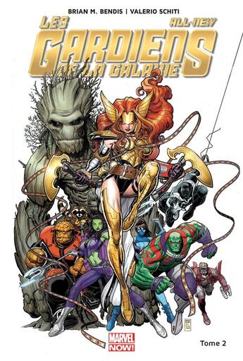 Couverture du livre « Les all-new Gardiens de la Galaxie t.2 » de Valerio Schiti et Brian Michael Bendis aux éditions Panini