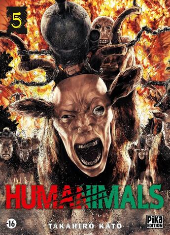 Couverture du livre « Humanimals Tome 5 » de Takahiro Kato aux éditions Pika