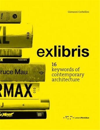 Couverture du livre « Exlibris » de Giovanni Corbellini aux éditions Letteraventidue