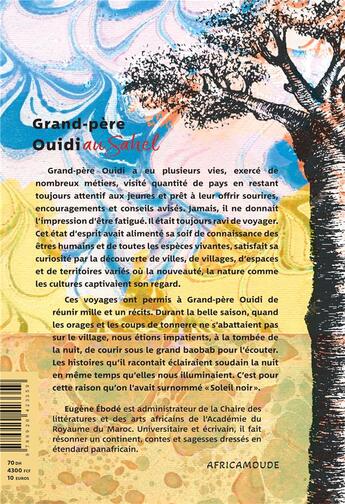 Couverture du livre « Grand-père Ouidi au Sahel » de Eugene Ebode aux éditions Africamoude