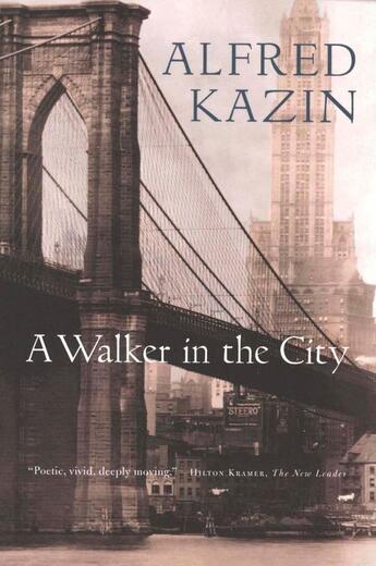 Couverture du livre « A Walker in the City » de Kazin Alfred aux éditions Houghton Mifflin Harcourt