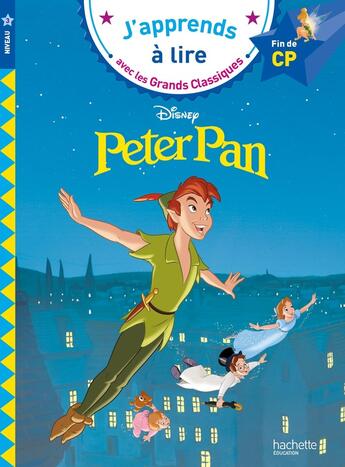 Couverture du livre « Peter pan cp niveau 3 » de Isabelle Albertin aux éditions Hachette Education