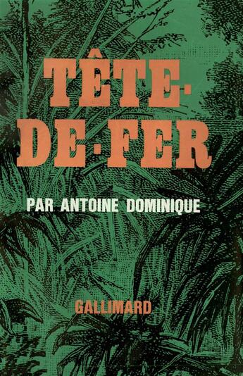 Couverture du livre « Tete-de-fer » de Dominique A.-L. aux éditions Gallimard