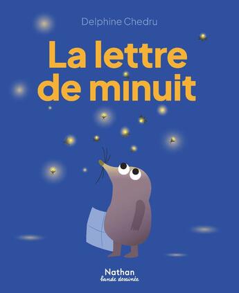 Couverture du livre « La lettre de minuit » de Delphine Chedru aux éditions Nathan