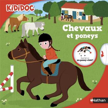 Couverture du livre « Les chevaux et les poneys » de Sylvie Baussier et Nathalie Choux et Elise Toublanc aux éditions Nathan