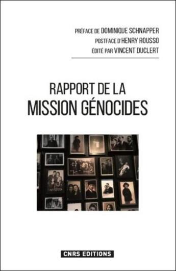 Couverture du livre « Rapport sur la recherche et l'enseignement des génocides et des crimes de masse » de  aux éditions Cnrs