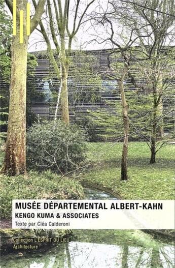 Couverture du livre « Le musée départemental Albert-Kahn » de Calderoni Clea aux éditions Archibooks