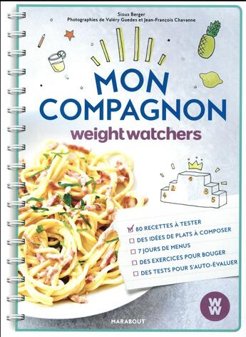 Couverture du livre « Mon compagnon Weight Watchers » de Weight Watchers aux éditions Marabout