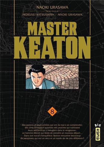 Couverture du livre « Master Keaton Tome 8 » de Naoki Urasawa et Takashi Nagasaki et Hokusei Katsushika aux éditions Kana