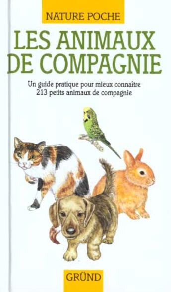 Couverture du livre « Les Animaux De Compagnie » de Cecilia Fitzsimons aux éditions Grund